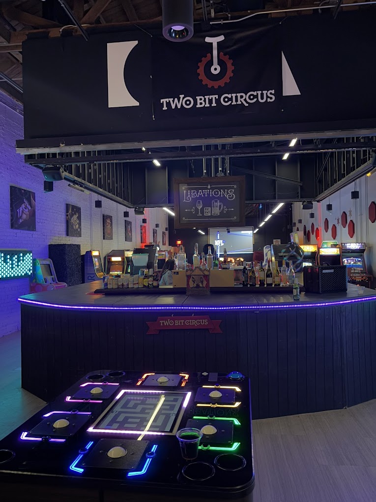 Two Bit Santa Two Bit Circus – Santa Monica Arcade Experience