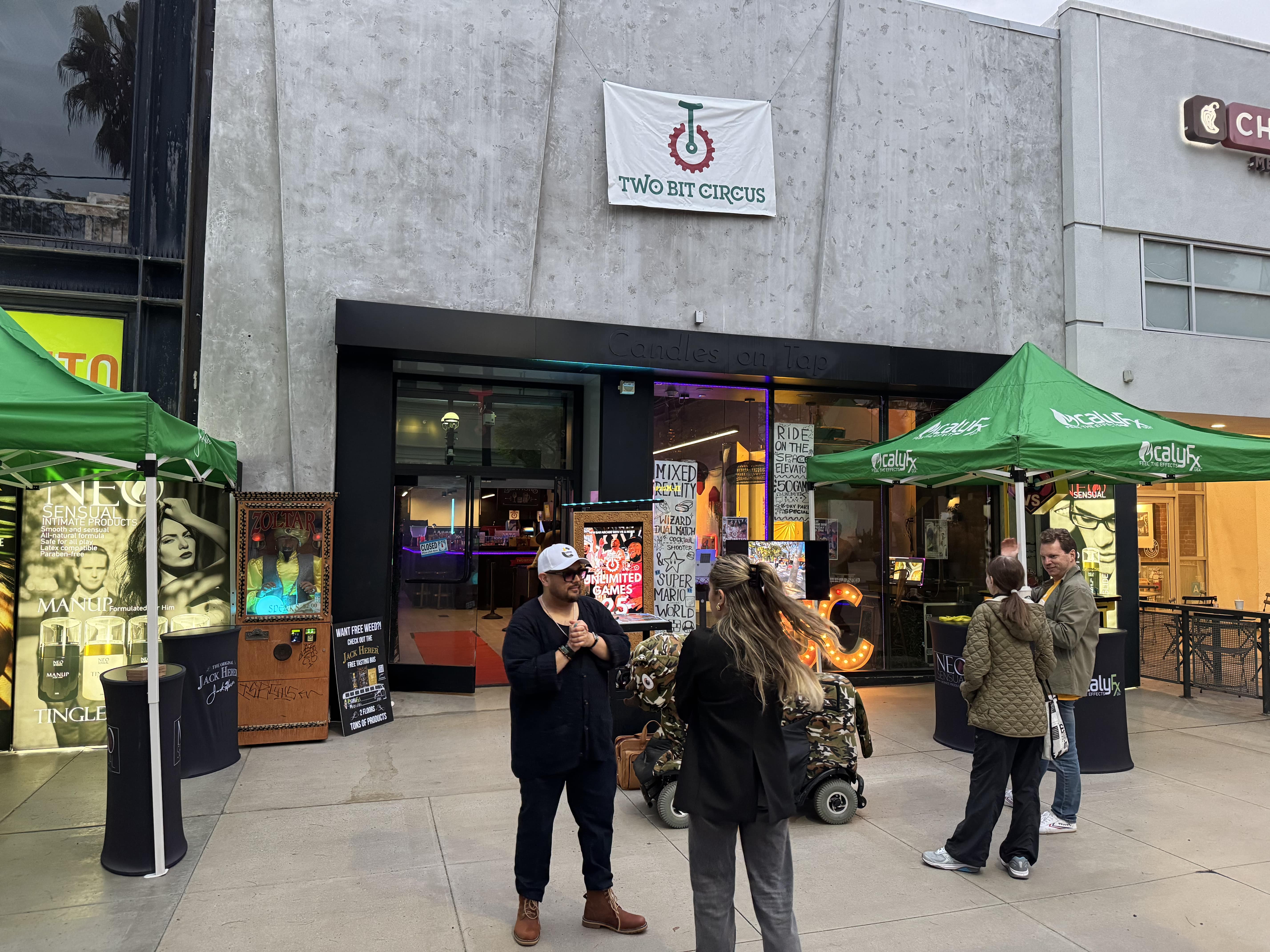 Two Bit Santa Two Bit Circus – Santa Monica Arcade Experience